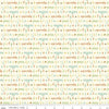 SALE Eat Your Veggies! Alphabet C11114 Cream - Riley Blake Designs - Lower Case Letters Words Children's - Quilting Cotton Fabric