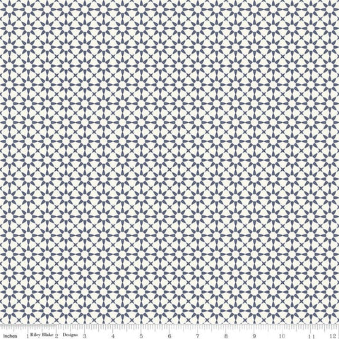 SALE Gingham Foundry Stars C11135 Cream - Riley Blake Designs - Geometric - Quilting Cotton Fabric