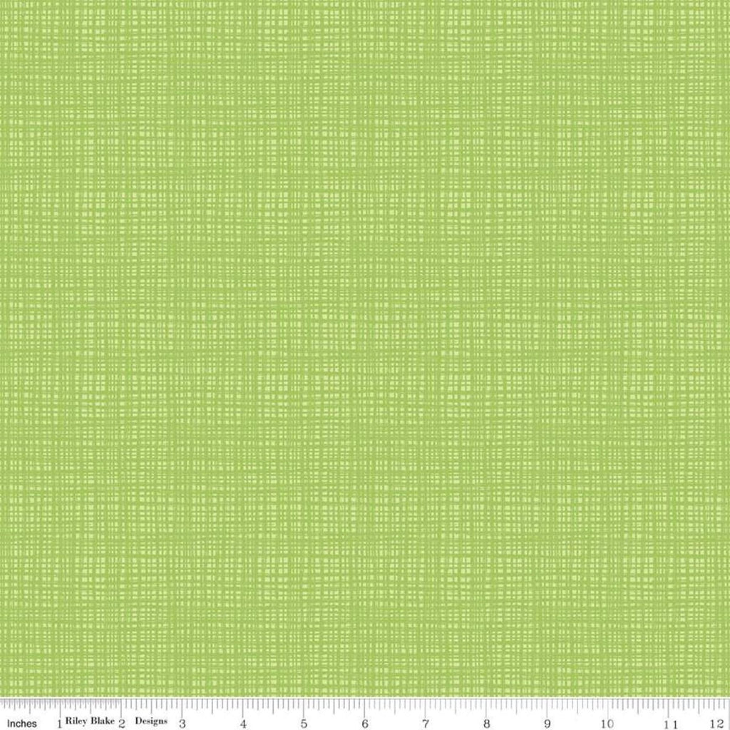 Texture C610 Key Lime by Riley Blake Designs - Sketched Tone-on-Tone Irregular Grid Green - Quilting Cotton Fabric