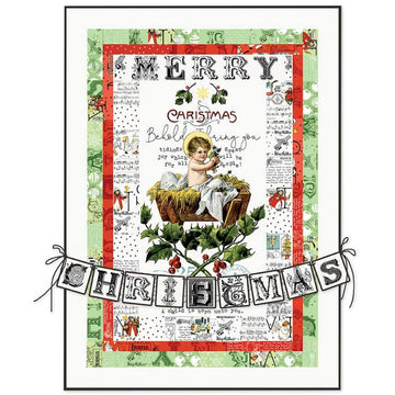 SALE Tidings of Great Joy Panel Quilt Boxed Kit - Riley Blake Designs - All About Christmas - Box Pattern Fabric - Quilting Cotton Fabric