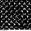 SALE Coffee Chalk Steam Swirl C11038 Black - Riley Blake Designs - Chalk-Drawn Swirls - Quilting Cotton Fabric