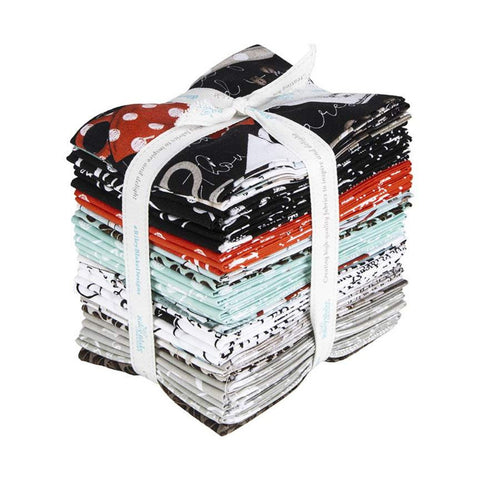 SALE Coffee Chalk Fat Quarter Bundle 31 pieces - Riley Blake Designs - Pre cut Precut - Quilting Cotton Fabric