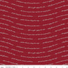 SALE Petals & Pedals Text C11142 Red - Riley Blake Designs - White Words Phrases on Red - Quilting Cotton Fabric