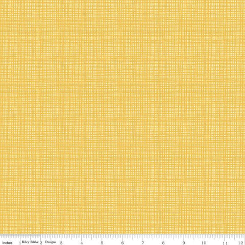 32" End of Bolt Piece - Texture C610 Saffron by Riley Blake Designs - Sketched Tone-on-Tone Irregular - Quilting Cotton Fabric