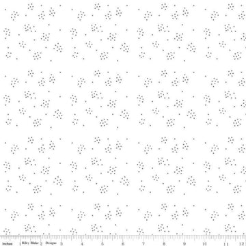 Hush Hush Criss-Cross C11168 - Riley Blake Designs - Low Volume Xs White - Quilting Cotton Fabric