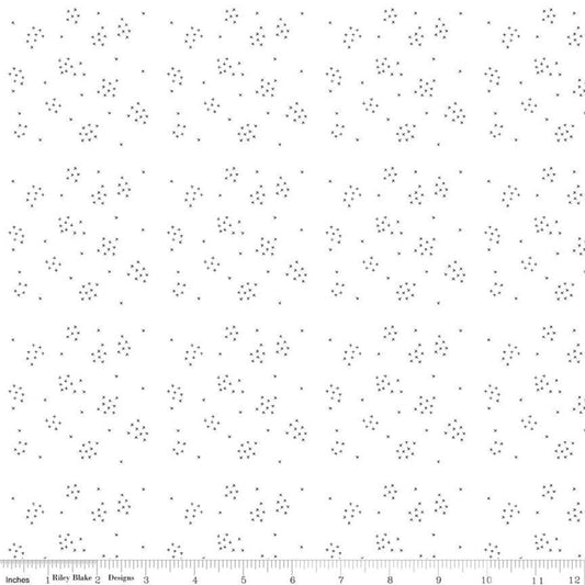 Hush Hush Criss-Cross C11168 - Riley Blake Designs - Low Volume Xs White - Quilting Cotton Fabric