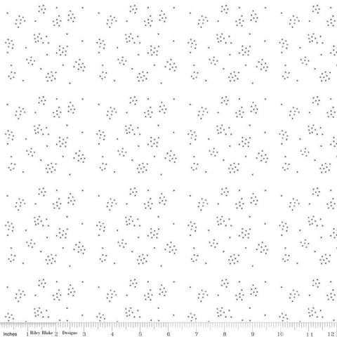 Hush Hush Criss-Cross C11168 - Riley Blake Designs - Low Volume Xs White - Quilting Cotton Fabric