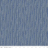 SALE Water Mark Tidalwave C11327 Coastal Blue - Riley Blake Designs - Dots Dotted Dot Strands - Quilting Cotton Fabric