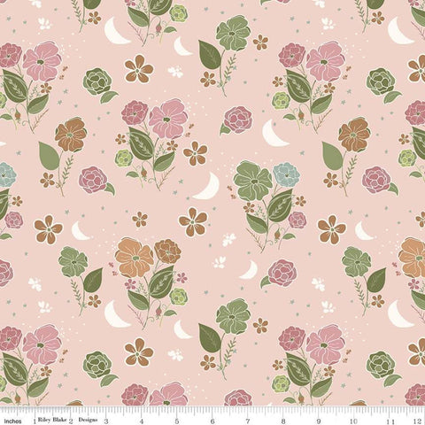 Beneath the Western Sky Main C11190 Pink - Riley Blake Designs - Floral Flowers - Quilting Cotton Fabric