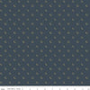 SALE Beneath the Western Sky Moons C11196 Dark Navy - Riley Blake Designs - Outlined Moons Moon Blue - Quilting Cotton Fabric