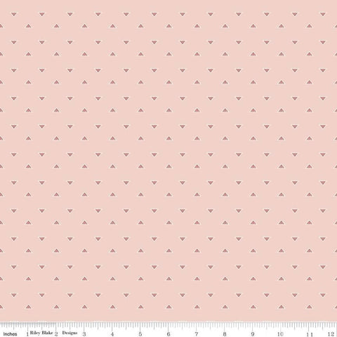 CLEARANCE Beneath the Western Sky Triangles C11197 Pink - Riley Blake Designs - Geometric - Quilting Cotton Fabric