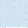 DEAL Sparkler SC650 Boy Blue SPARKLE - Riley Blake Designs - Plus Signs Gold SPARKLE Metallic - Quilting Cotton Fabric