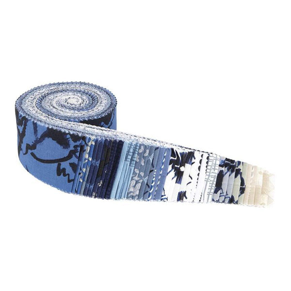SALE Water Mark 2.5 Inch Rolie Polie Jelly Roll 40 pieces  - Riley Blake - Precut Pre cut Bundle - Quilting Cotton Fabric