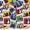 SALE Mister Rogers' Neighborhood Main Black - Riley Blake - Nostalgia Childhood Fred Rogers DIGITALLY PRINTED  - Quilting Cotton Fabric