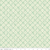SALE Indigo Garden Diagonal Daisy C11273 Cream - Riley Blake Designs - Floral Flowers Geometric Lattice - Quilting Cotton Fabric