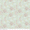 DEAL FLANNEL Baby Girl Moon & Stars F11442 Mint - Riley Blake Designs - Juvenile Moons Stars Clouds Green - FLANNEL Cotton Fabric