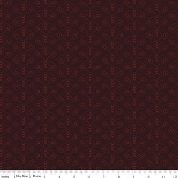 SALE For the Love of Nature Moths C11373 Burgundy - Riley Blake Designs - Line Drawings - Quilting Cotton Fabric