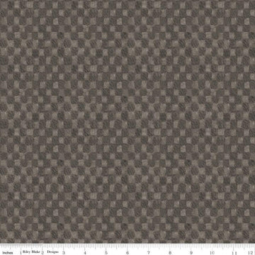 SALE For the Love of Nature Check C11374 Gray - Riley Blake Designs - Checks Checkered Checkerboard - Quilting Cotton Fabric