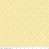SALE The Littlest Family's Big Day Dots C11494 Yellow - Riley Blake - Cream Dot Dotted Emily Winfield Martin - Quilting Cotton Fabric