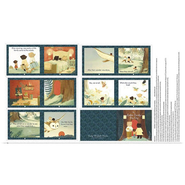 SALE The Littlest Family's Big Day Soft Book Panel PD11498 - Riley Blake - DIGITALLY PRINTED Emily Winfield Martin- Quilting Cotton Fabric