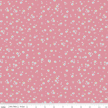 SALE Mulberry Lane Flowers C11563 Peony - Riley Blake Designs - Floral Pink - Quilting Cotton Fabric