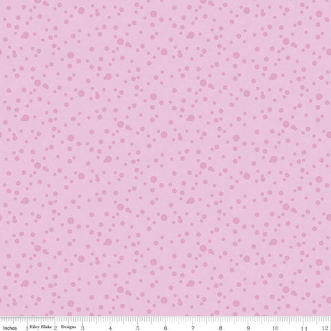 32" End of Bolt Piece - SALE Gnomes in Love Dots C11313 Pink - Riley Blake - Valentines Tone-on-Tone Dotted Dot - Quilting Cotton Fabric