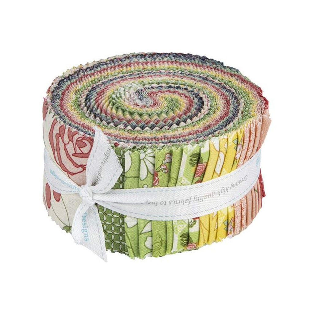 SALE Reflections 2.5 Inch Rolie Polie Jelly Roll 40 pieces - Riley Bla –  Cute Little Fabric Shop