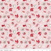 SALE Cook Book Breakfast C11753 Frosting - Riley Blake Designs - Lori Holt - Vintage Kitchen Pink - Quilting Cotton Fabric