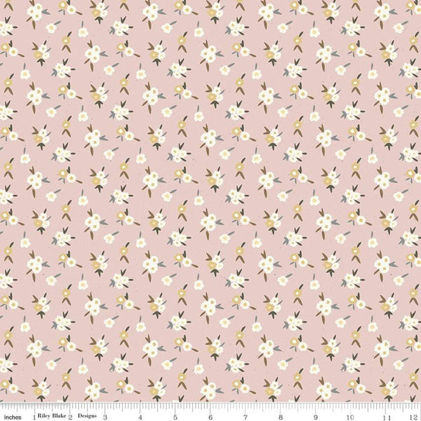 SALE Saturday in Paris Flowers C11364 Pink - Riley Blake Designs - Floral - Quilting Cotton