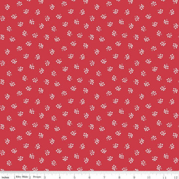 SALE Red Hot Posey C11690 Red - Riley Blake Designs - Floral Flowers - Quilting Cotton Fabric