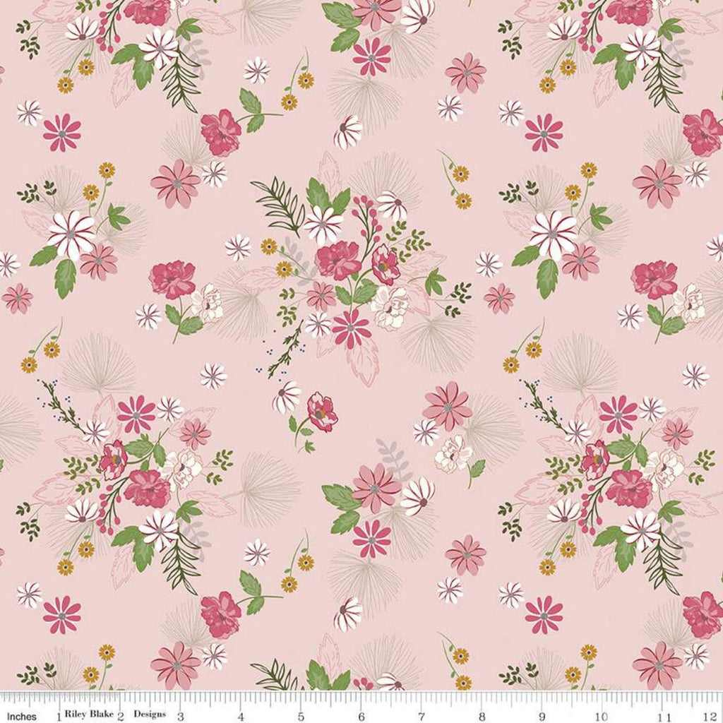 SALE Enchanted Meadow Main C11550 Pink - Riley Blake Designs - Floral  Flowers - Quilting Cotton Fabric