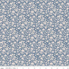 28" End of Bolt - SALE Misty Morning Floral Cadet - Riley Blake - Quilting Cotton