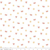 CLEARANCE Misty Morning Hearts C11586 White - Riley Blake Designs - Irregular Hearts Blossoms Flowers - Quilting Cotton Fabric