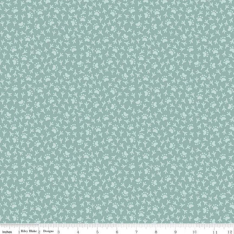 Cat's Meow Paws and Tracks C11635 Songbird - Riley Blake Designs - Cat Bird Prints - Quilting Cotton Fabric