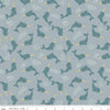 SALE Nice Ice Baby Narwhals C11602 Stone Blue - Riley Blake Designs - Whales Ocean - Quilting Cotton Fabric