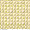Fat Quarter End of Bolt - CLEARANCE Daybreak Stripes C11627 Daisy - Riley Blake - Diagonal Stripe Striped with Cream  Quilting Cotton Fabric