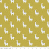 SALE Hibiscus Alpacas C11541 Citron - Riley Blake Designs - Alpaca Animal - Quilting Cotton Fabric