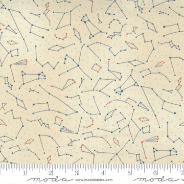 SALE Astra Stars 16921 Milky Way - Moda Fabrics - Outer Space Constellations Natural - Quilting Cotton Fabric