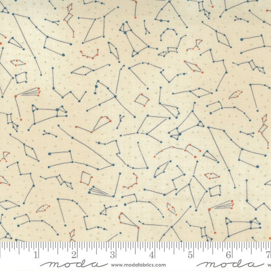 SALE Astra Stars 16921 Milky Way - Moda Fabrics - Outer Space Constellations Natural - Quilting Cotton Fabric