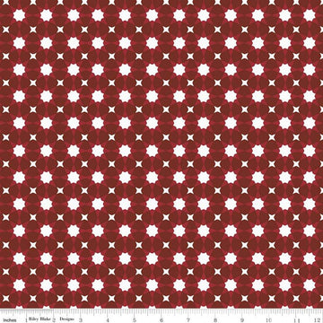 SALE American Dream Geometric C11934 Red - Riley Blake Designs - Star Stars Independence Day Patriotic - Quilting Cotton Fabric