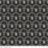 18" End of Bolt - SALE Honey Bee Damask C11705 Black - Riley Blake Designs - Bees Leaves - Quilting Cotton Fabric