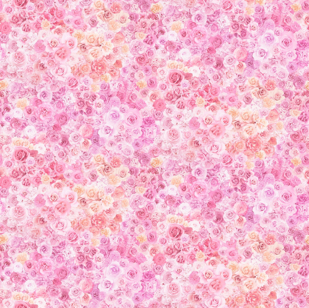 SALE Gradients Parfait Posie Party 33641 Bubblegum - Moda Fabrics - Floral Flowers Pink - Quilting Cotton Fabric