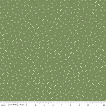 CLEARANCE On the Wind Geometric C11859 Clover - Riley Blake Designs - Arrows Swirls Green - Quilting Cotton Fabric