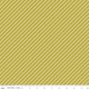 SALE Hibiscus Stripes Citron - Riley Blake Designs - Quilting Cotton Fabric