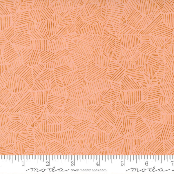 SALE Meander Field 24583 Peach - Moda Fabrics - Texture  - Quilting Cotton Fabric