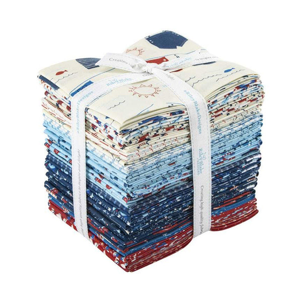 SALE Red White and Bang! Fat Quarter Bundle - 30 Pieces - Riley Blake Designs - Pre cut Precut - Patriotic - Quilting Cotton Fabric