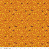 DEAL Celebrate with Hershey Pumpkins C11983 Orange - Riley Blake - Halloween Spiders Bats Jack-o-Lanterns Hershey's - Quilting Cotton Fabric