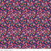Blissful Blooms Blossoms C11913 Navy - Riley Blake Designs - Floral Flowers on Blue - Quilting Cotton Fabric