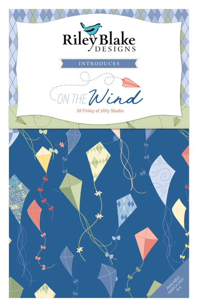 SALE On the Wind Fat Quarter Bundle - 30 Pieces - Riley Blake Designs - Pre cut Precut - Kites - Quilting Cotton Fabric