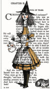 CLEARANCE Mad Masquerade Main Panel PD11950 - Riley Blake Designs - Alice in Wonderland Halloween DIGITALLY PRINTED - Quilting Cotton Fabric
